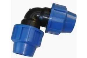KPE Könyök 32 mm 16bár KÉK